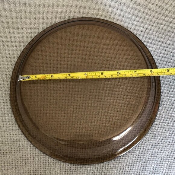 PYREX 209 Brown Pie Dish 23 cm Oven and Microwave Safe USA - Picture 6 of 9